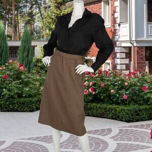 Vintage Jimmy Hourihan Ireland Wool Preppy Minimal Career Work Office Skirt 27